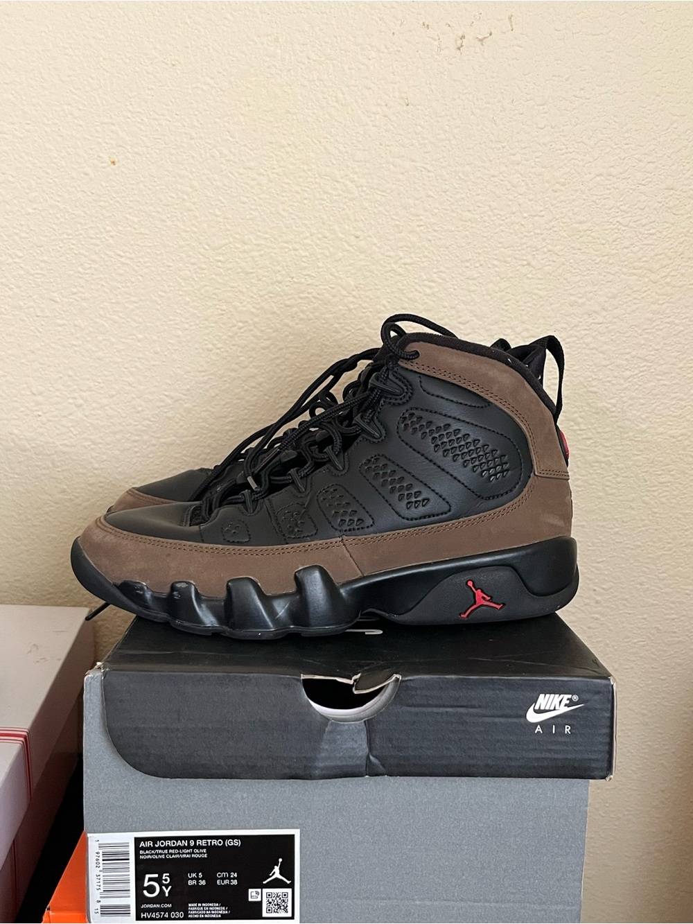 Nike Air Jordan 9 Retro “Olive 9” - Black & Olive